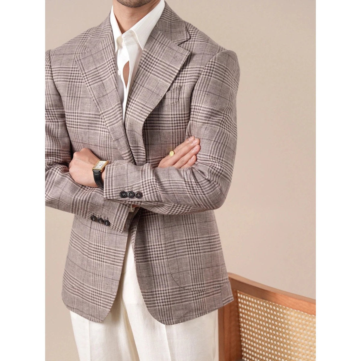 Leo spring italian-style prince suit