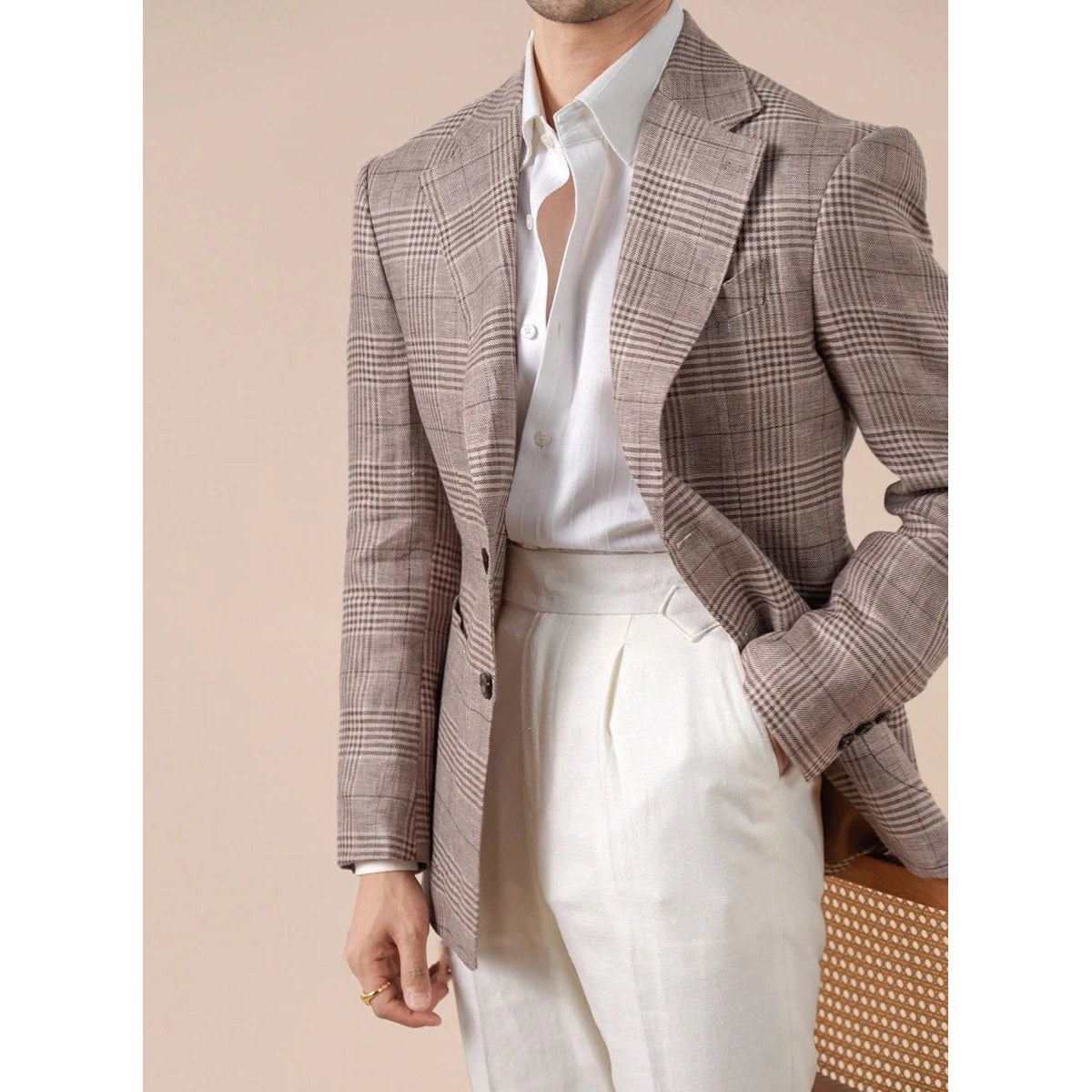 Leo spring italian-style prince suit