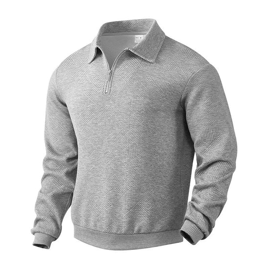 Leo spring sweater with zip