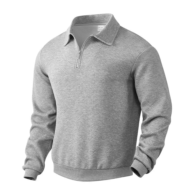 Leo spring sweater with zip