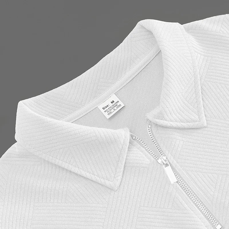 Leo spring sweater with zip