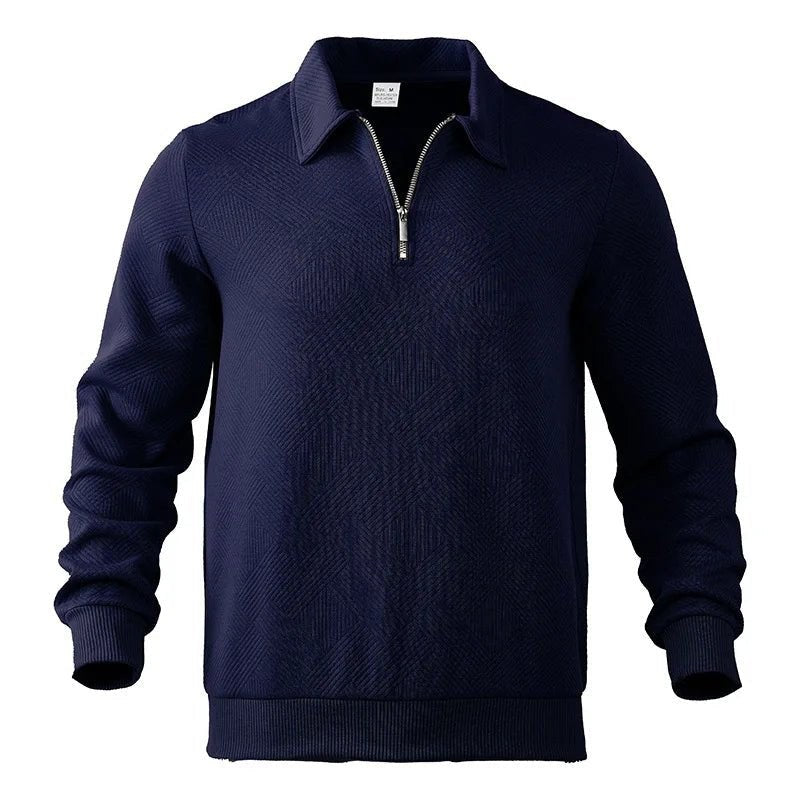 Leo spring sweater with zip