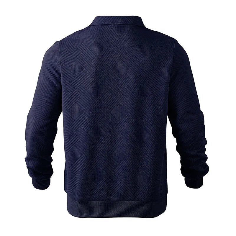 Leo spring sweater with zip