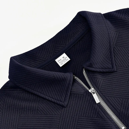 Leo spring sweater with zip