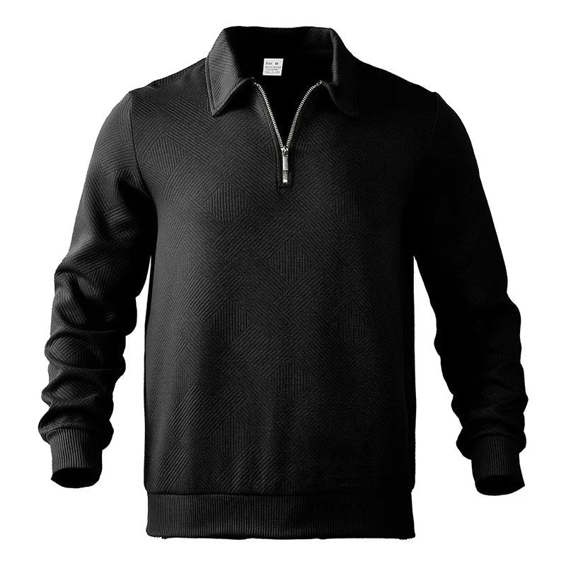 Leo spring sweater with zip