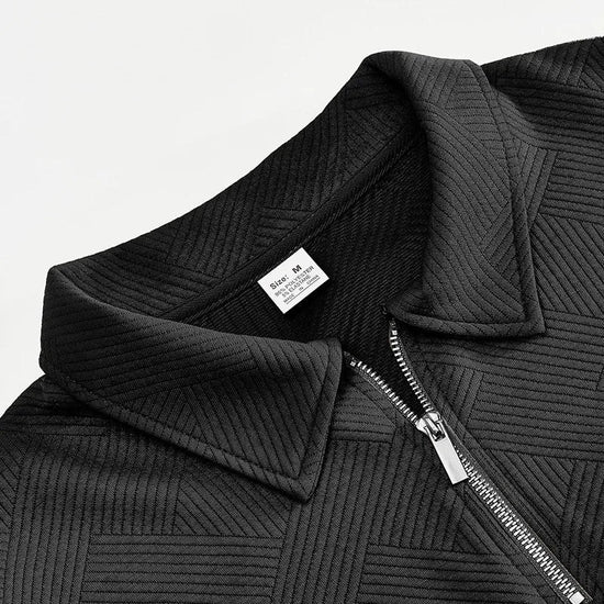 Leo spring sweater with zip