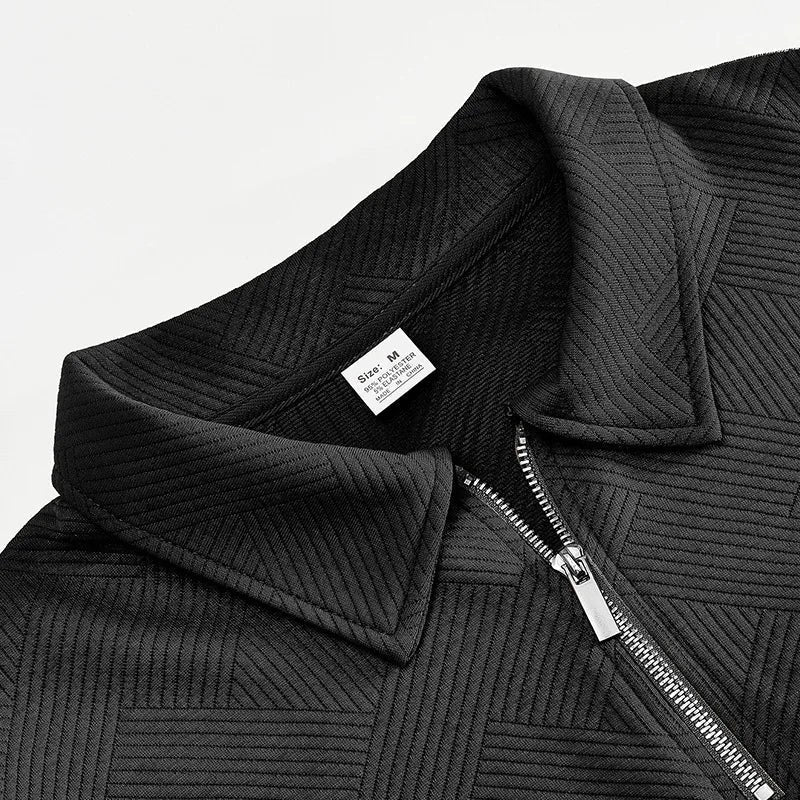 Leo spring sweater with zip