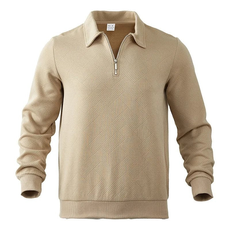 Leo spring sweater with zip