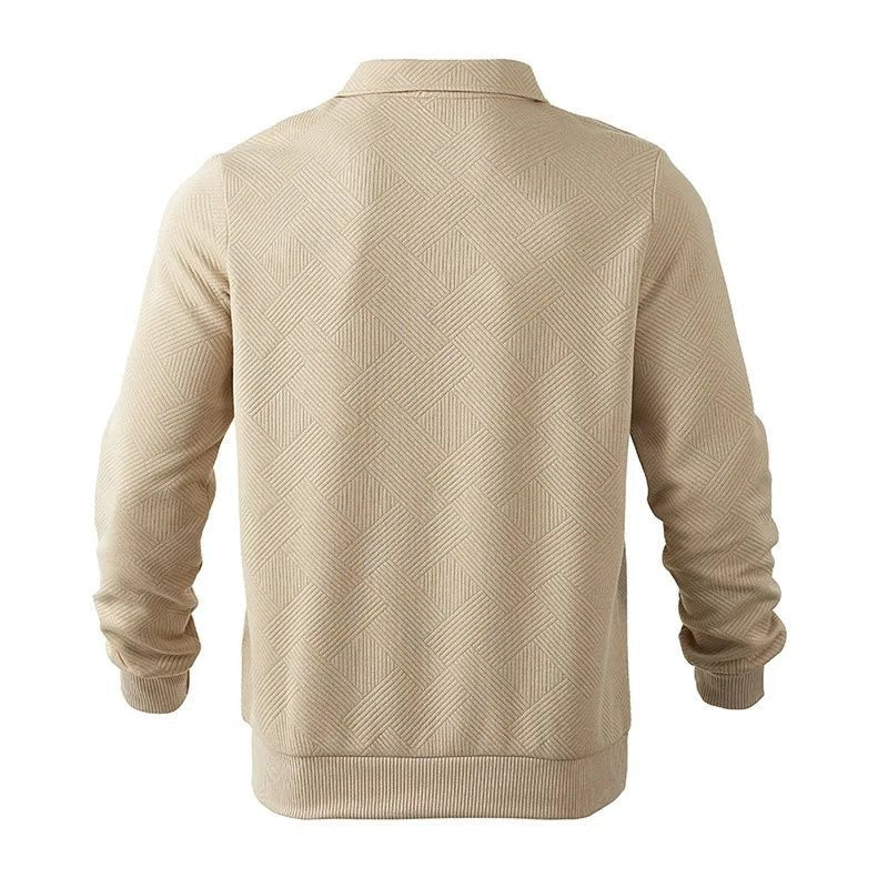 Leo spring sweater with zip