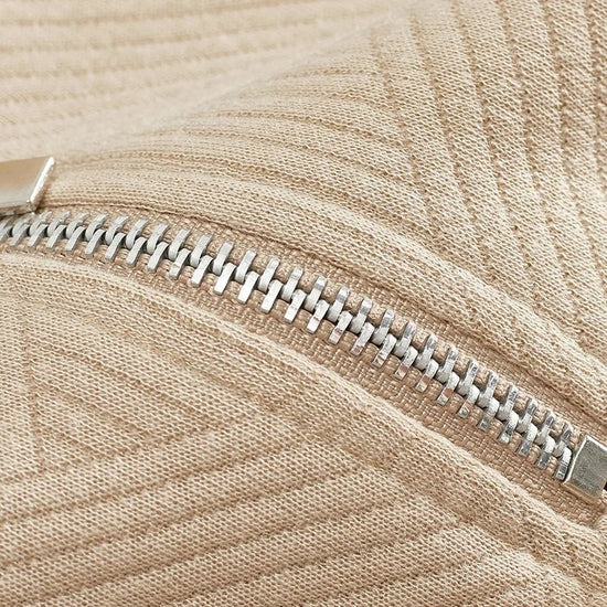 Leo spring sweater with zip