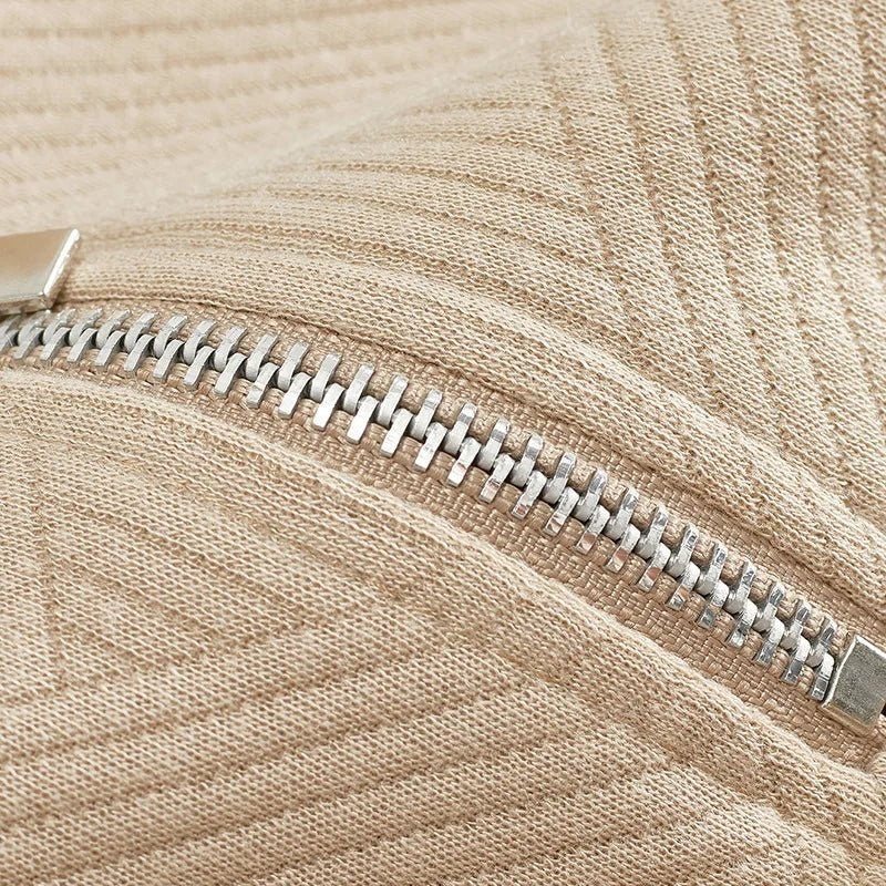 Leo spring sweater with zip