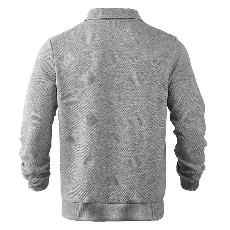 Leo spring sweater with zip