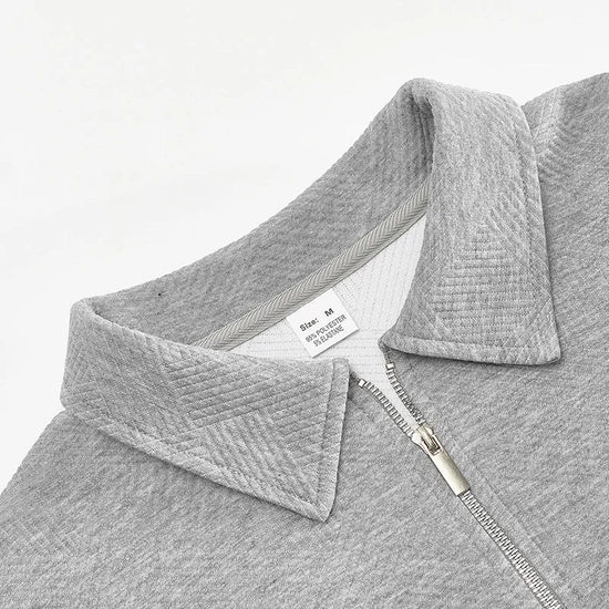 Leo spring sweater with zip