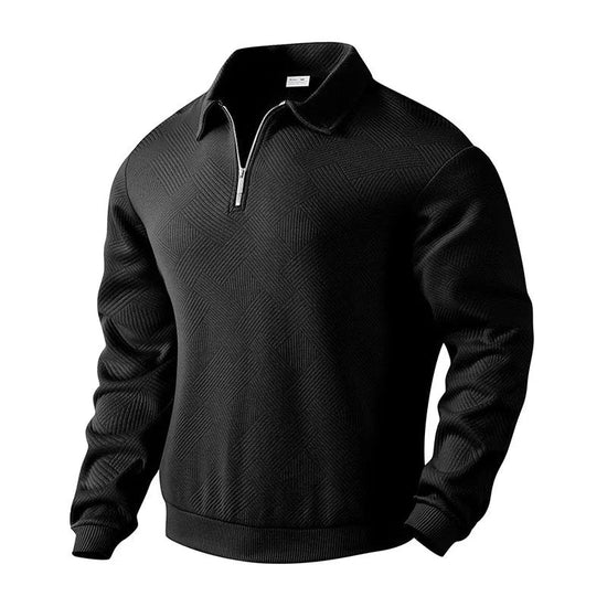 Leo spring sweater with zip