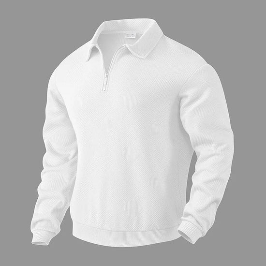 Leo spring sweater with zip