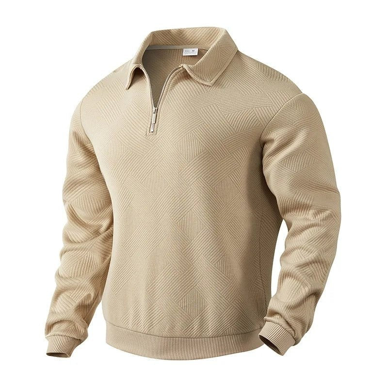 Leo spring sweater with zip