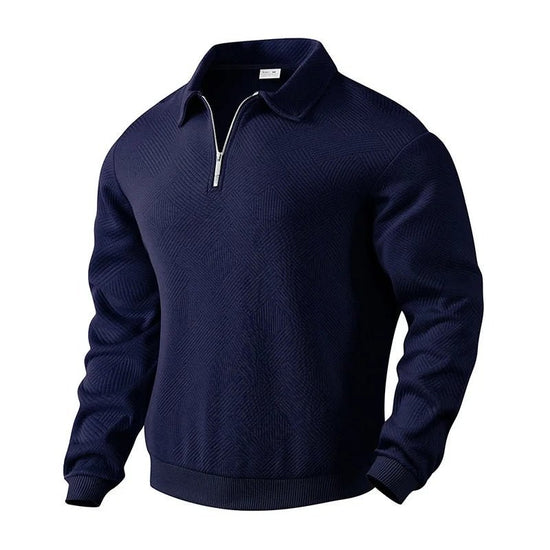 Leo spring sweater with zip