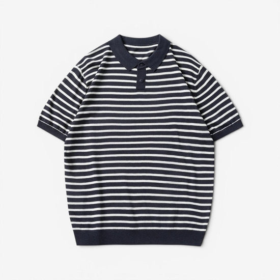 Leo summer striped polo shirt