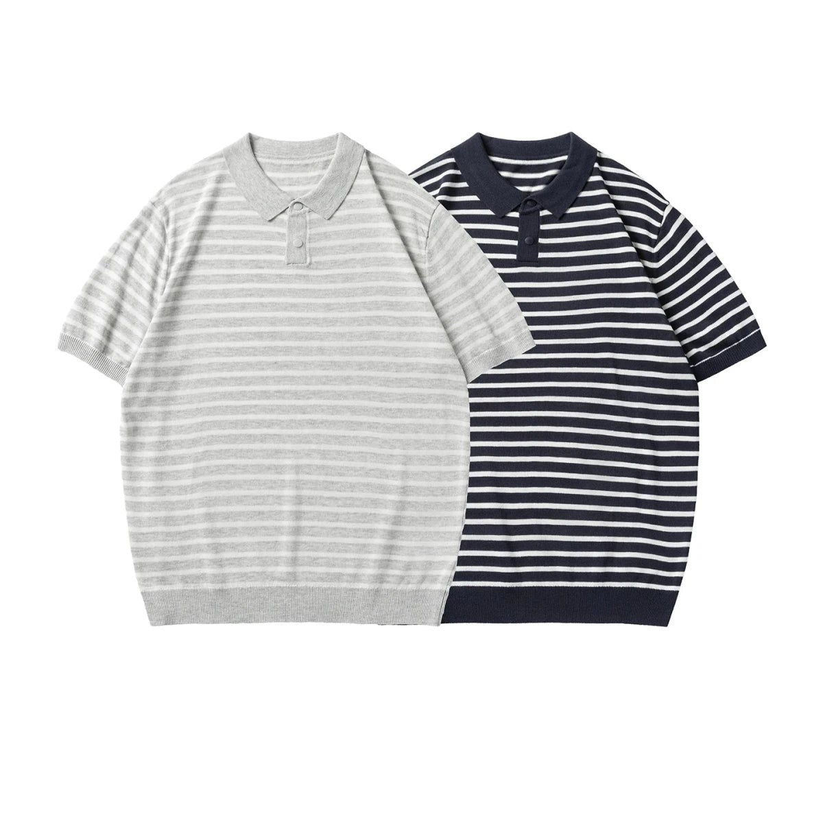 Leo summer striped polo shirt