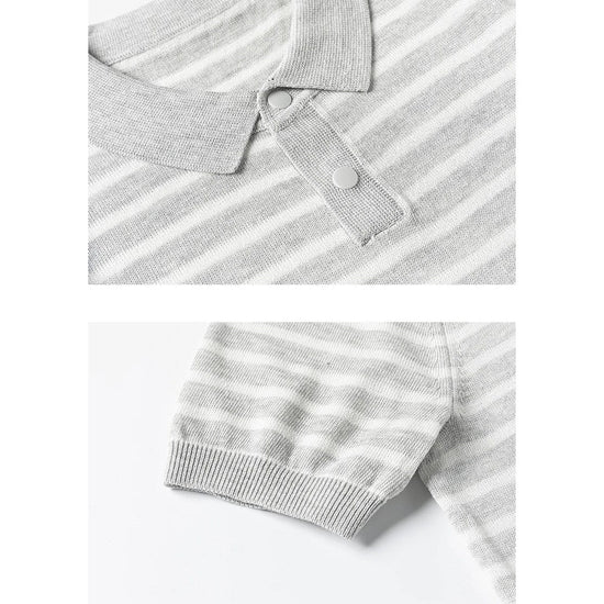 Leo summer striped polo shirt