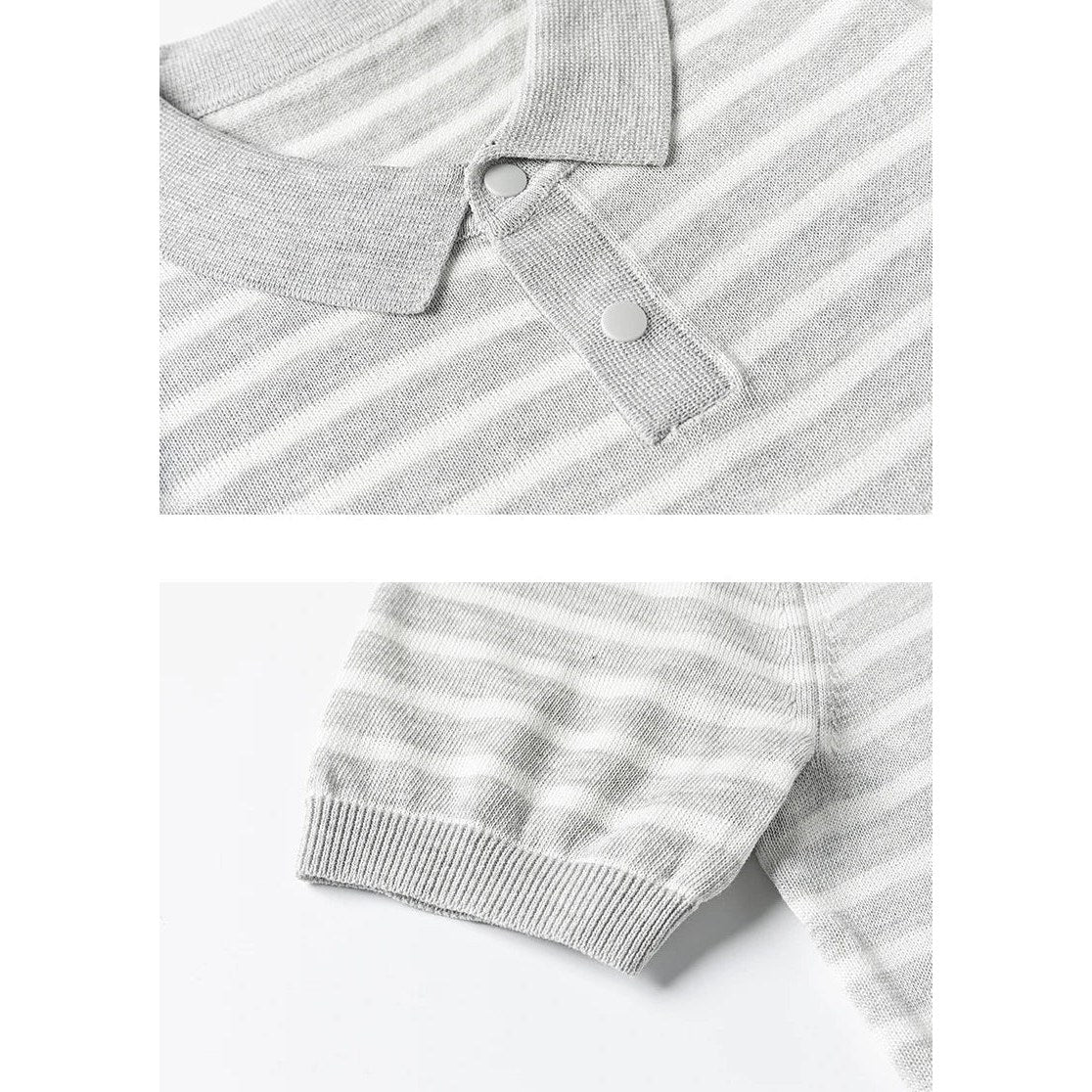 Leo summer striped polo shirt