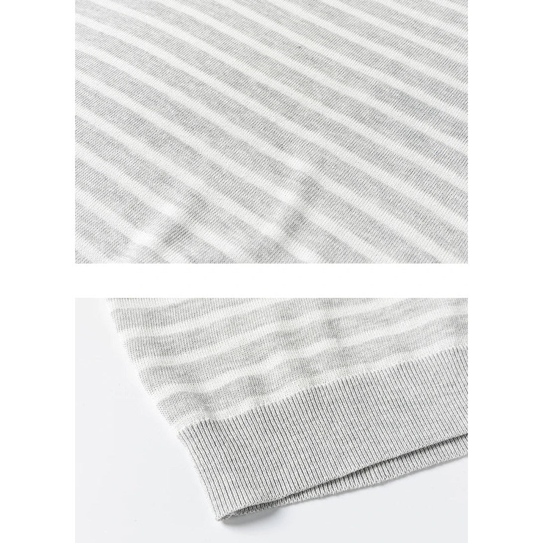 Leo summer striped polo shirt