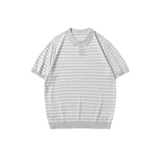 Leo summer striped polo shirt