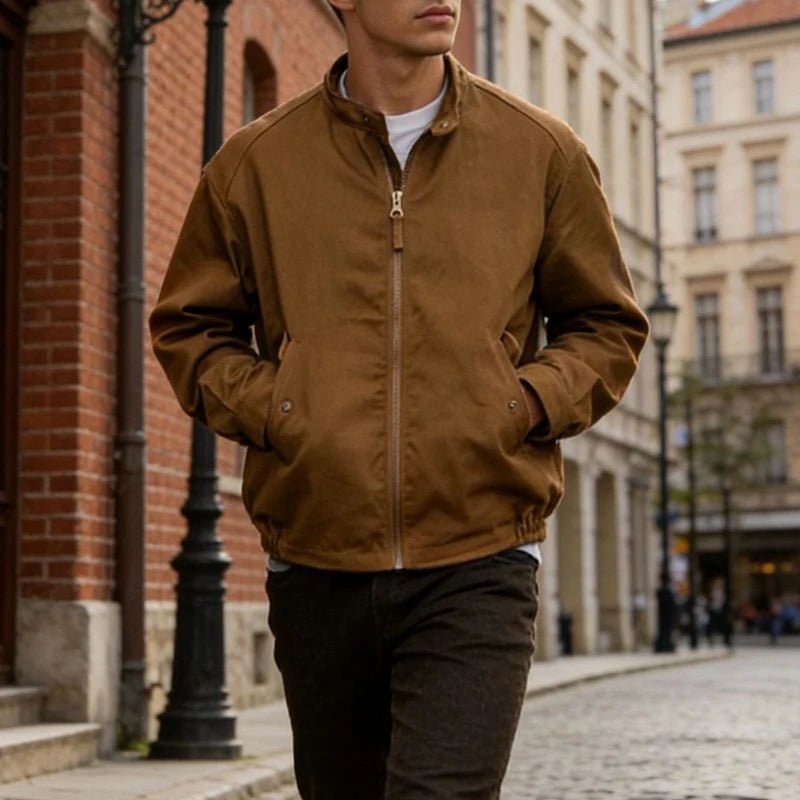 Leo zip-up spring jacket