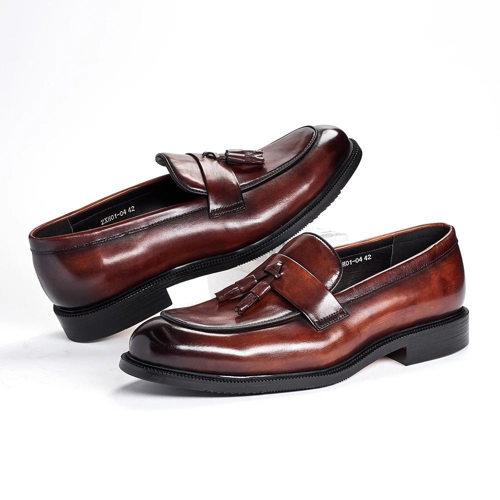 Leonardo classic slip luxury shoes