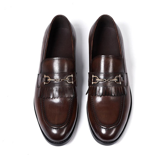 Leonardo classic wedding leather shoes