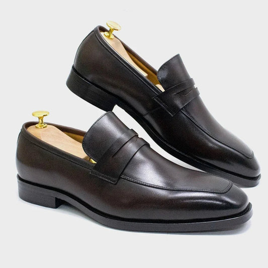 Leonardo formal office loafers