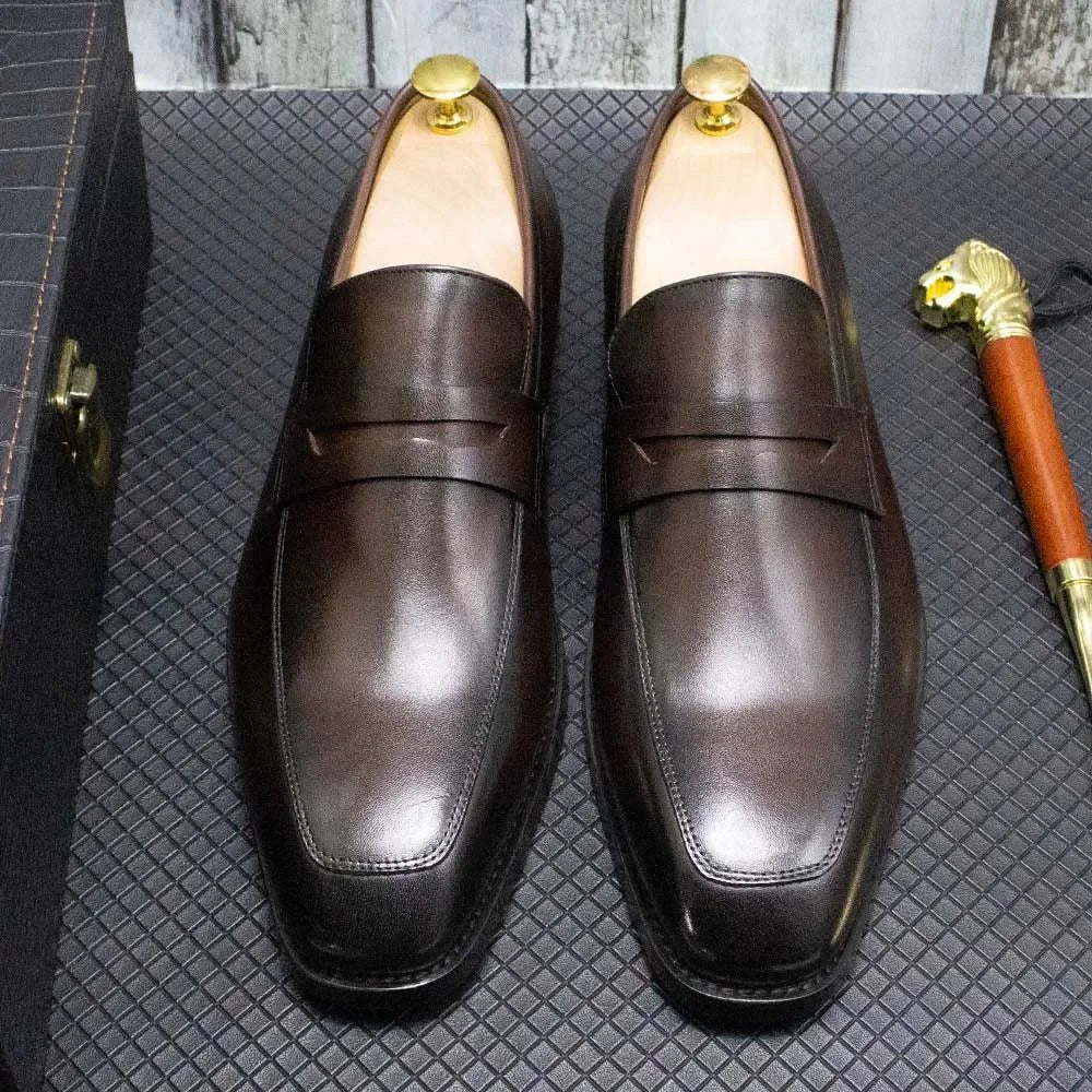 Leonardo formal office loafers