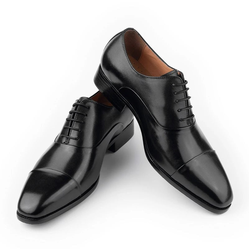 Leonardo gentleman oxford genuine leather shoes