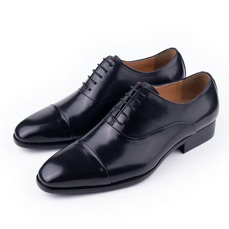Leonardo gentleman oxford genuine leather shoes