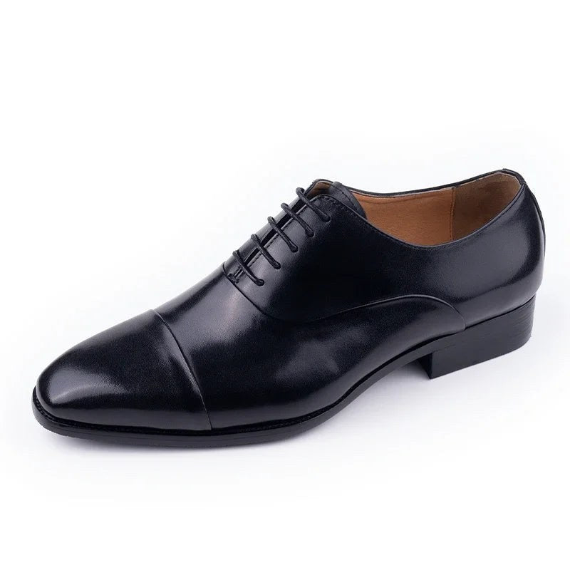 Leonardo gentleman oxford genuine leather shoes