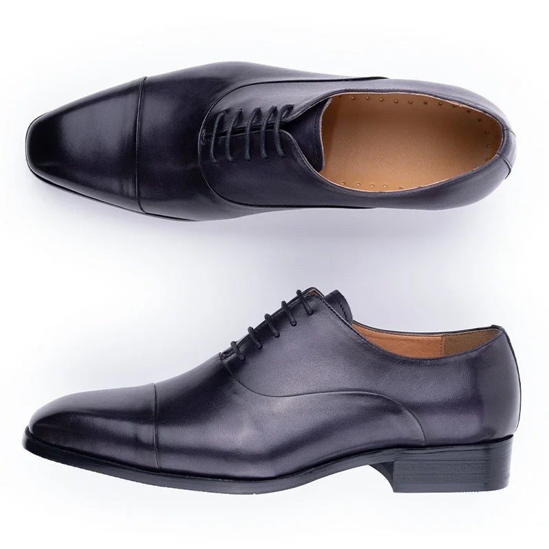 Leonardo gentleman oxford genuine leather shoes