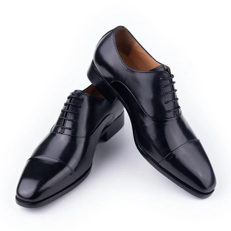 Leonardo gentleman oxford genuine leather shoes