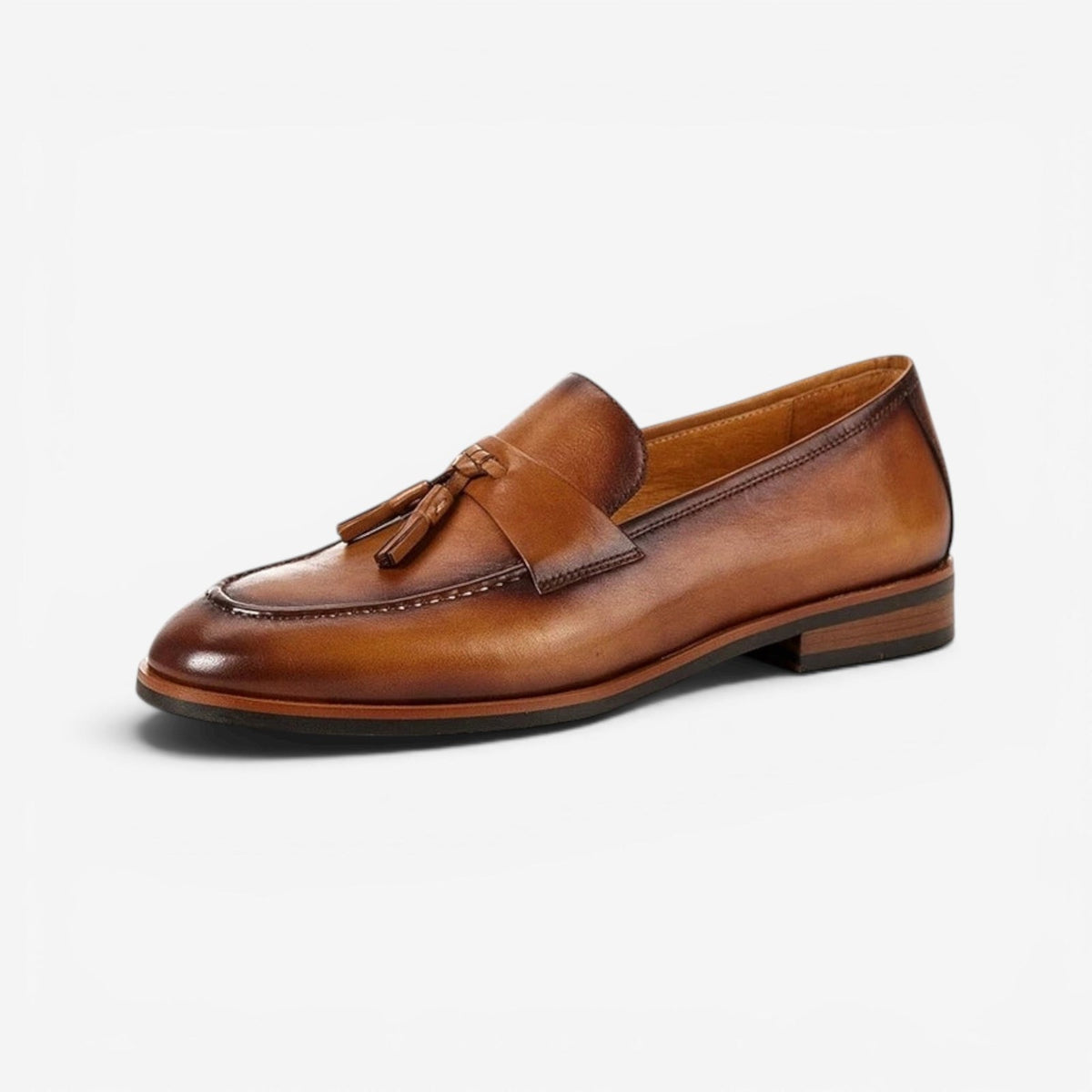Leonardo genuine leather italian moccasins