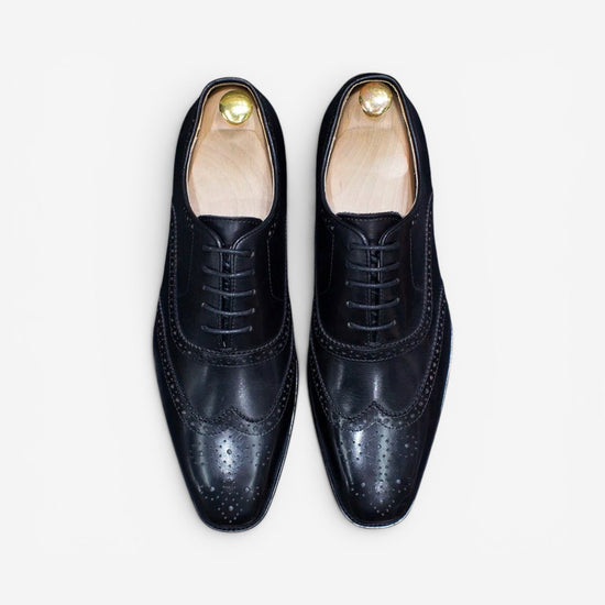 Leonardo genuine leather brogue shoes