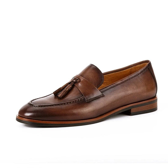 Leonardo genuine leather italian moccasins