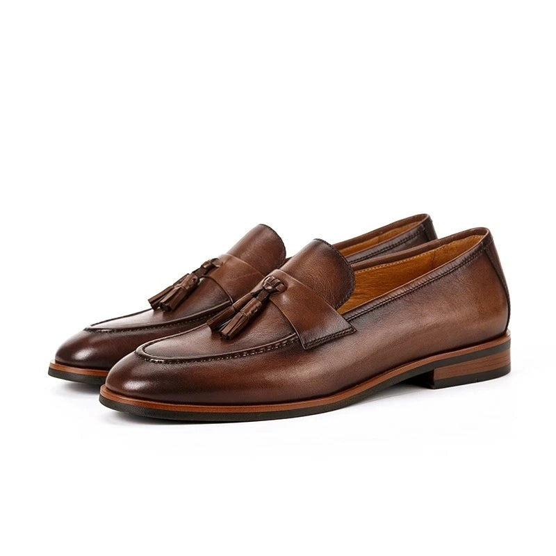 Leonardo genuine leather italian moccasins