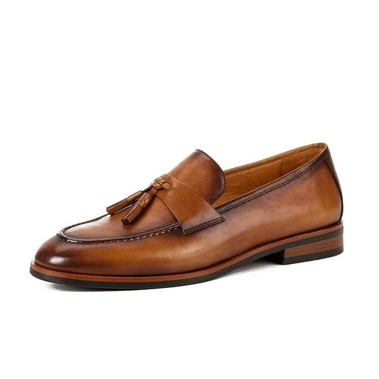 Leonardo genuine leather italian moccasins