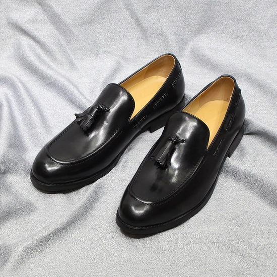 Leonardo italian style tassel loafers