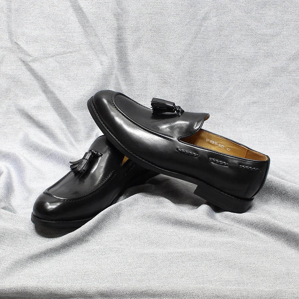 Leonardo italian style tassel loafers