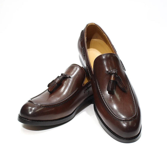 Leonardo italian style tassel loafers