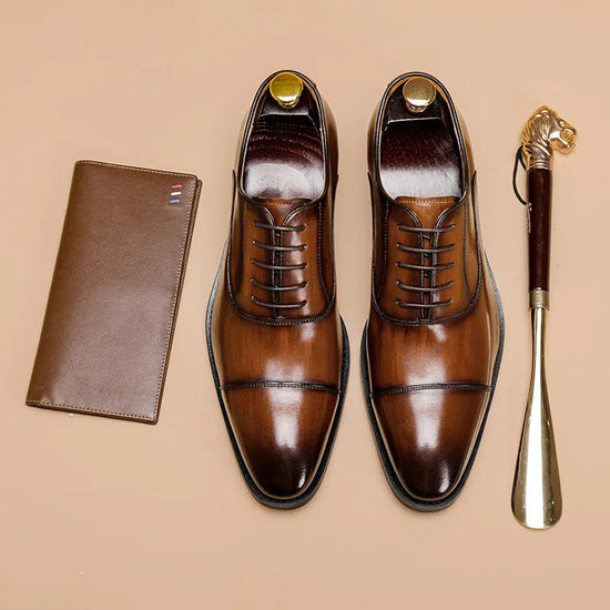 Leonardo oxford genuine leather shoes