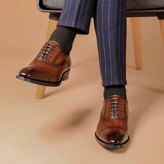 Leonardo oxford genuine leather shoes