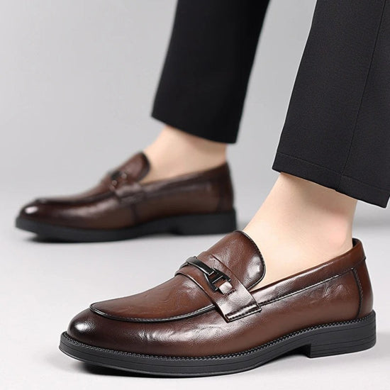 Leonardo slip-on business loafers