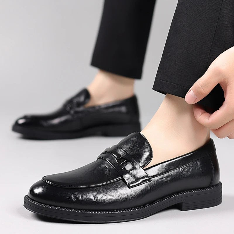 Leonardo slip-on business loafers