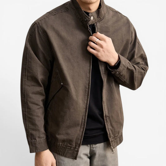 Leonardo spring washed cotton jacket